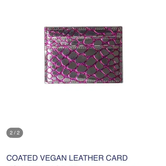 (PRC브랜드) 카드지갑 VEGAN LEATHER CARD HOLDER