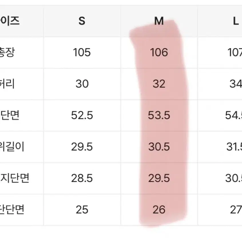 에이블리 와이드 데님 청바지 진청 M