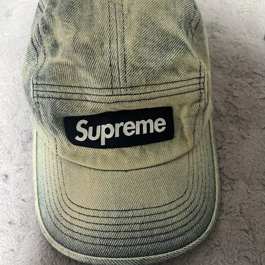 슈프림 supreme 인디고 워시드 치노 더티 인디고 모자 캠프캡