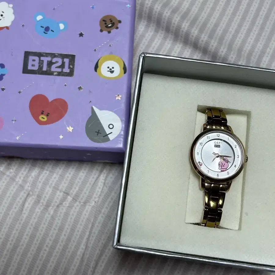 방탄소년단 BT21 쿠키 손목시계 판매합니다