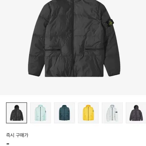 스톤아일랜드 크링클랩스 패딩 22FW L(100)