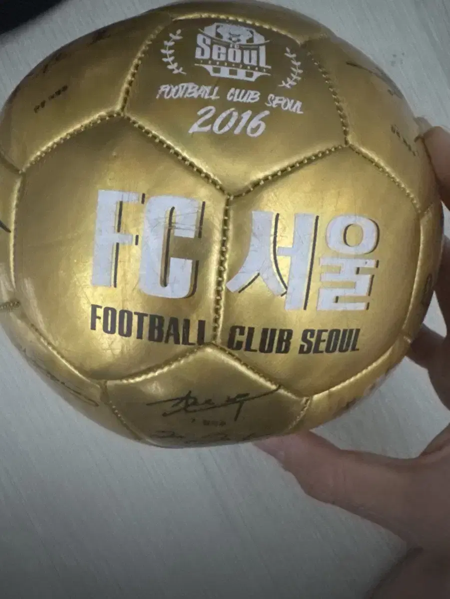 2016 fc서울 싸인 골든볼