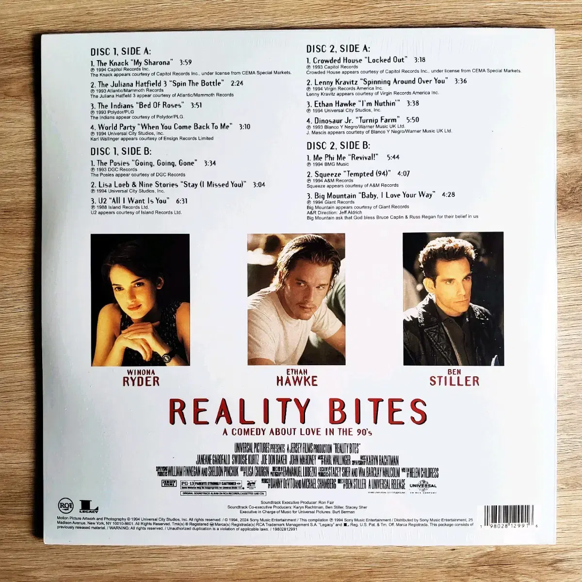 Reality Bites OST 청춘스케치 ost 30주년 기념반 LP