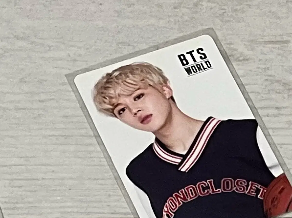 bts world 지민 포카