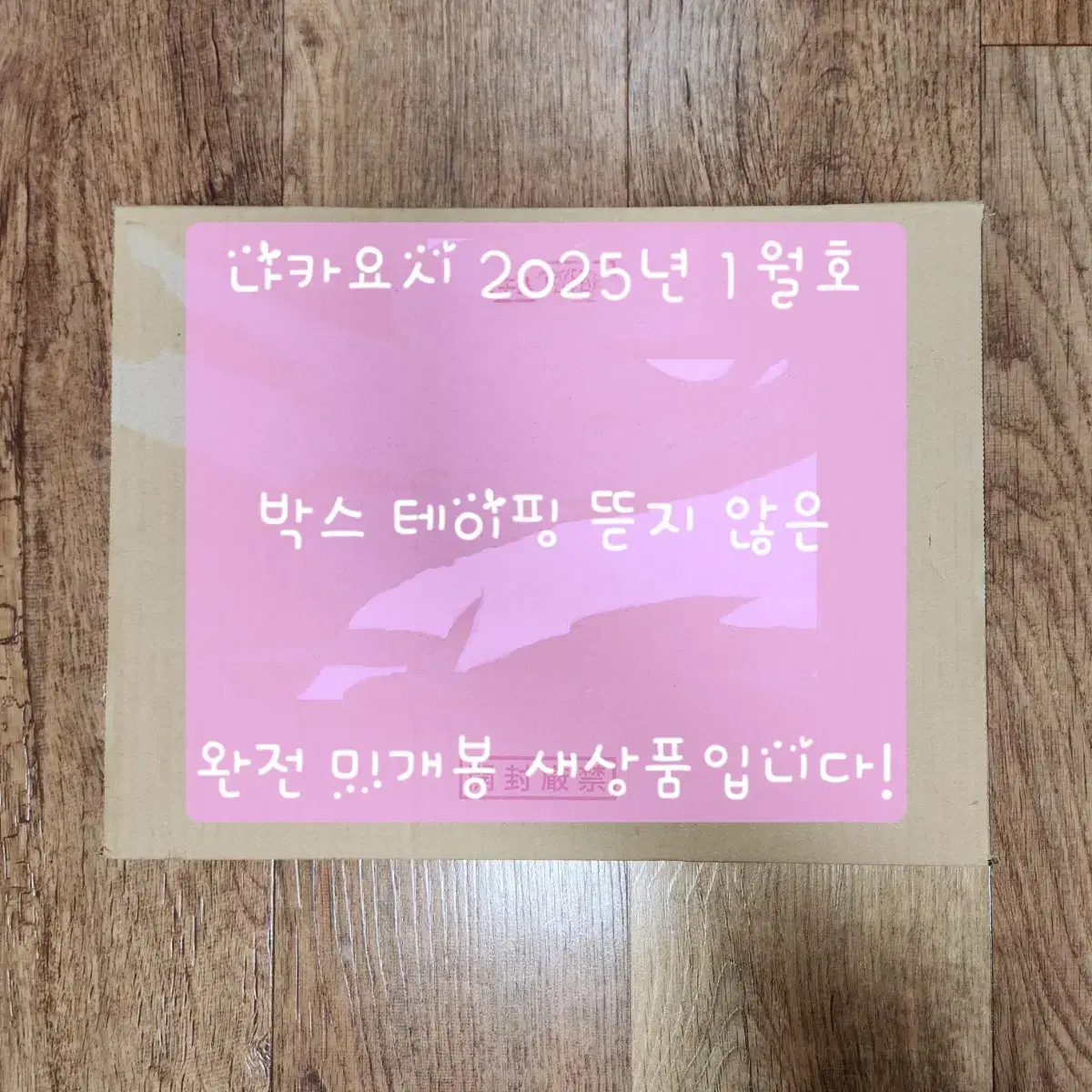 [박스 완전 미개봉] 나카요시 2025년 1월호 순정만화 캐캐체 부록