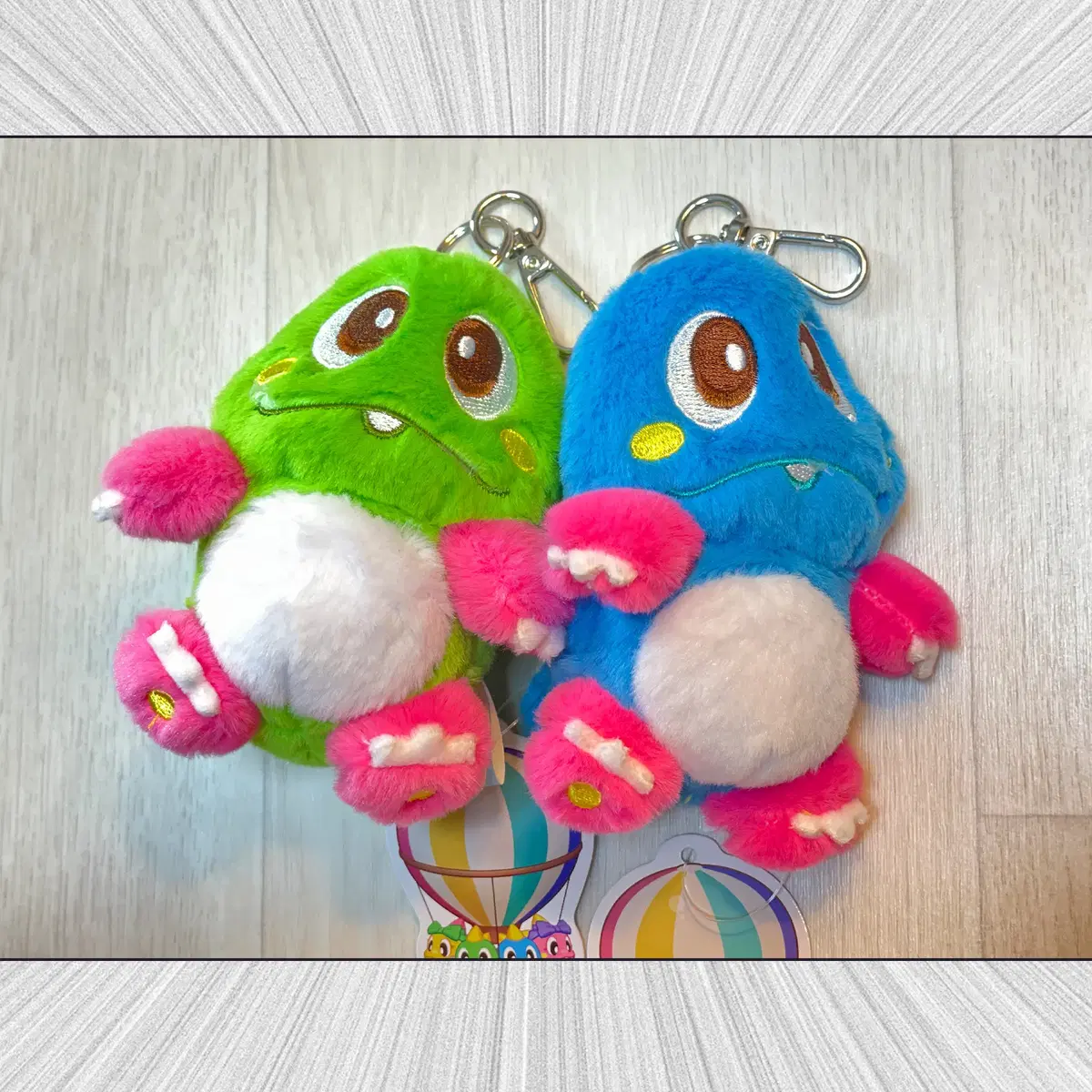 [bubble bobble keyring set] bubble bobble doll keyring set sold