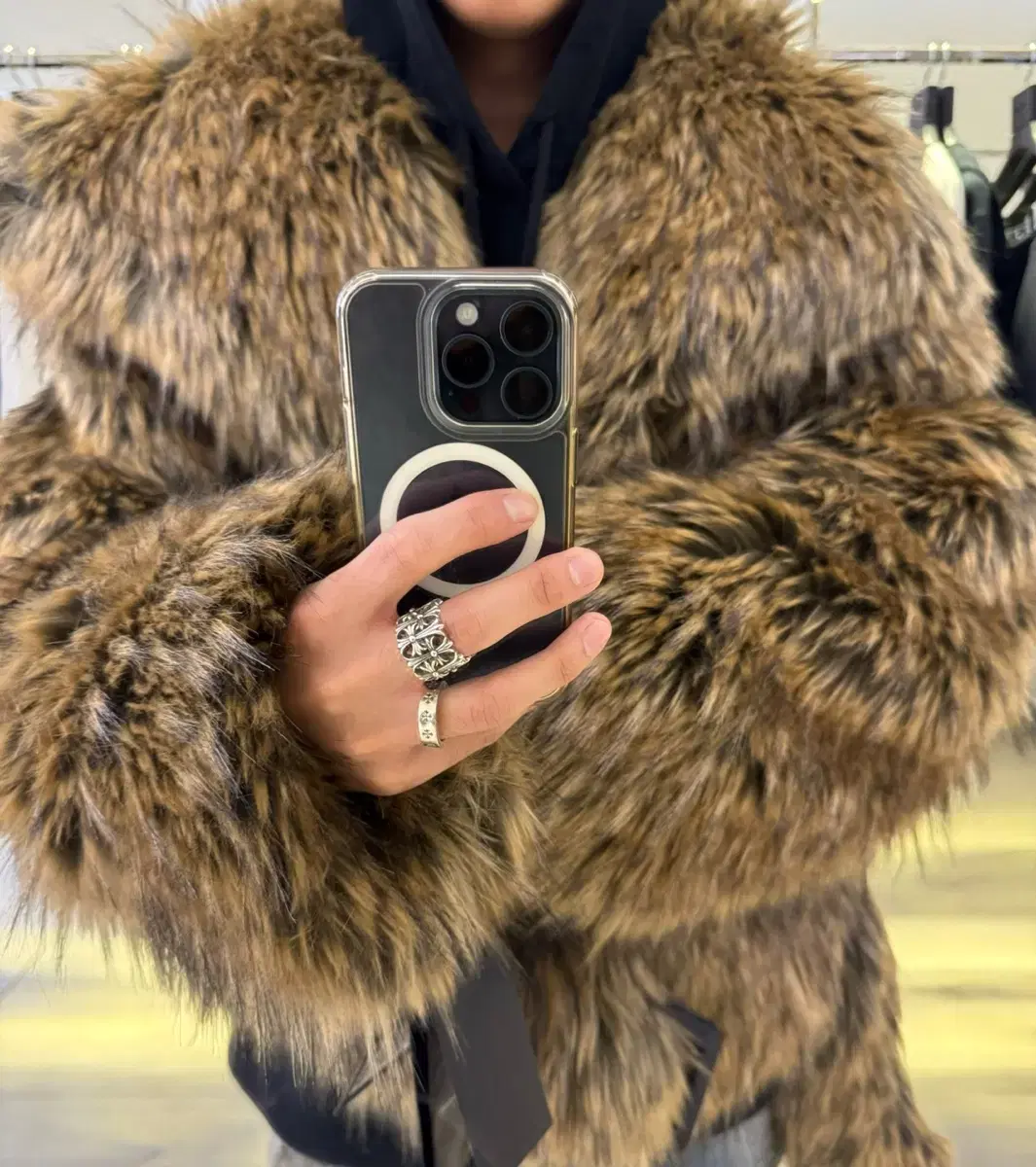 Saint Laurent fur jacket