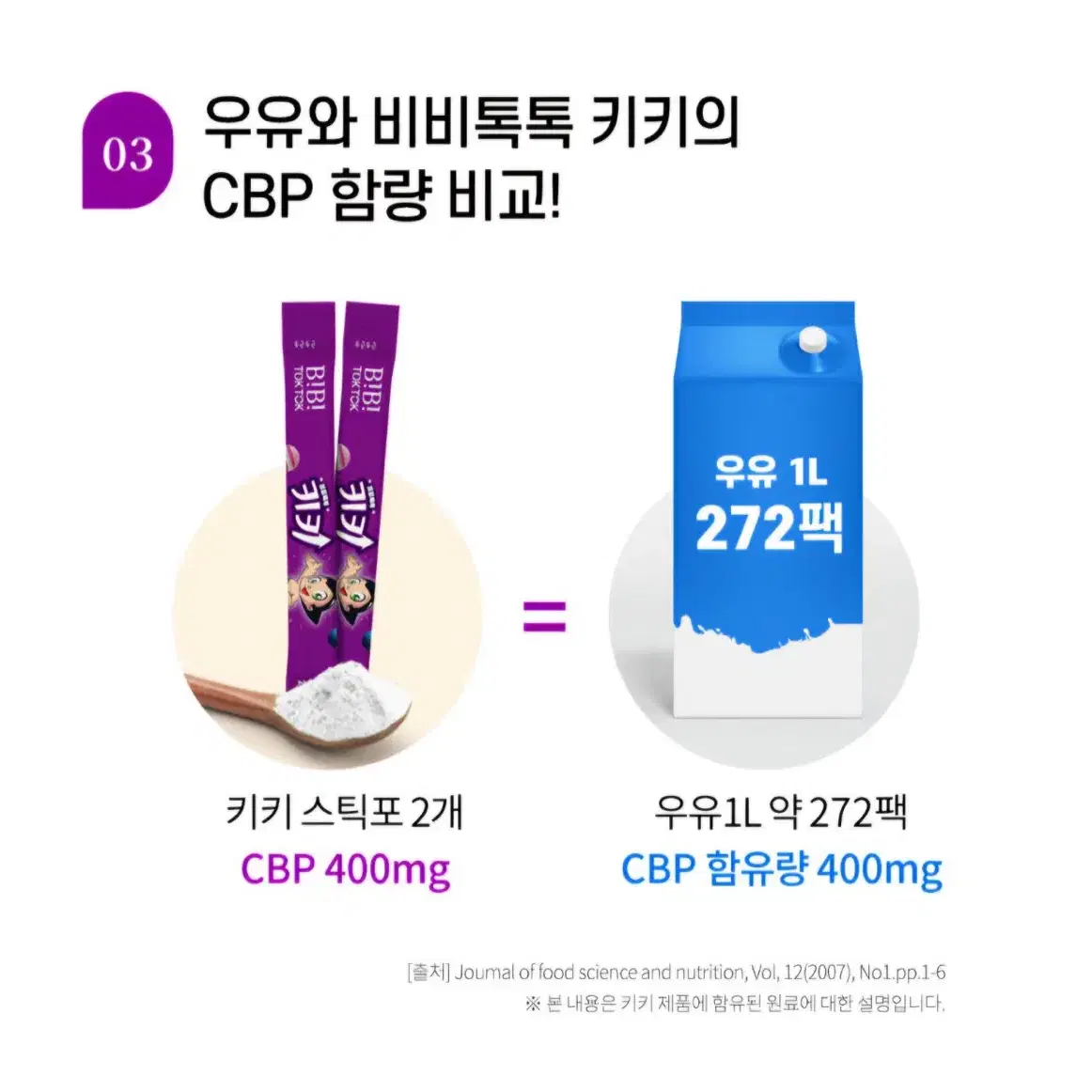 비비톡톡 키키 어린이 청소년 키키 특허원료 CBP 칼슘 비타민 60포