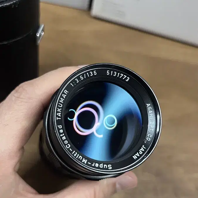 슈퍼타쿠마 135mm f3.5 m42+e마운트 컨버터