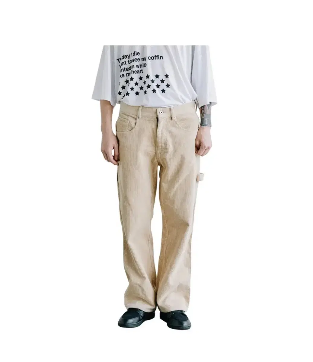 Chancel Strap Corduroy Carpenter Pants