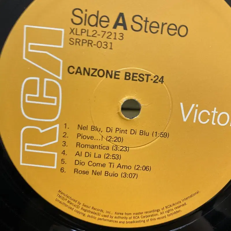 CANZONE LP / AA6646