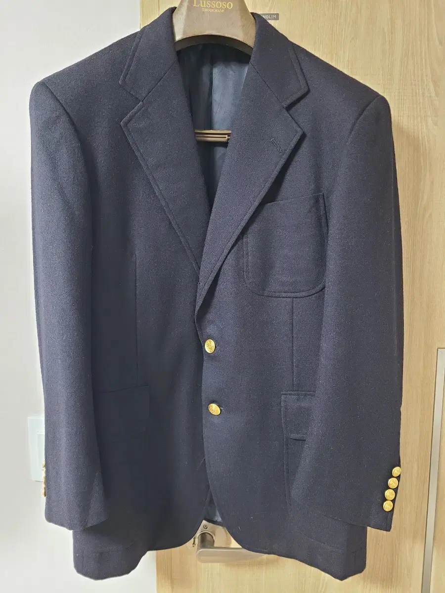 Polo Navy Wool and Keum Jacket