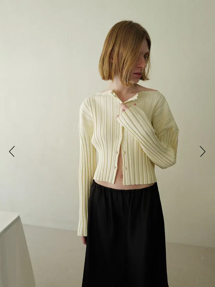 르917 밀리 립 가디건 millie ribbed cardigan