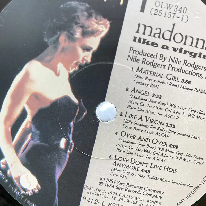 MADONNA  LP / AA6683