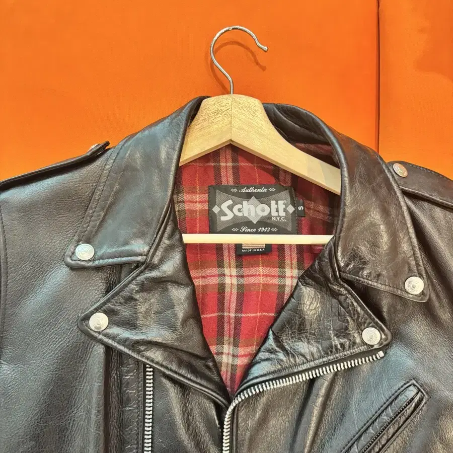 Schott 626 라이더자켓 S