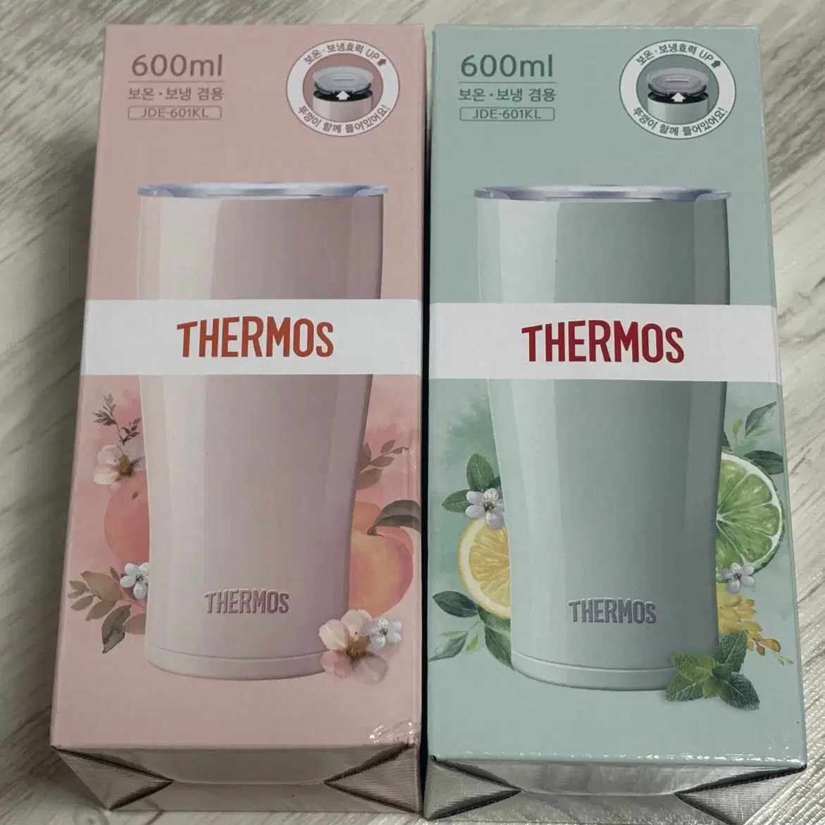 써모스 텀블러 진공단열컵 600ml