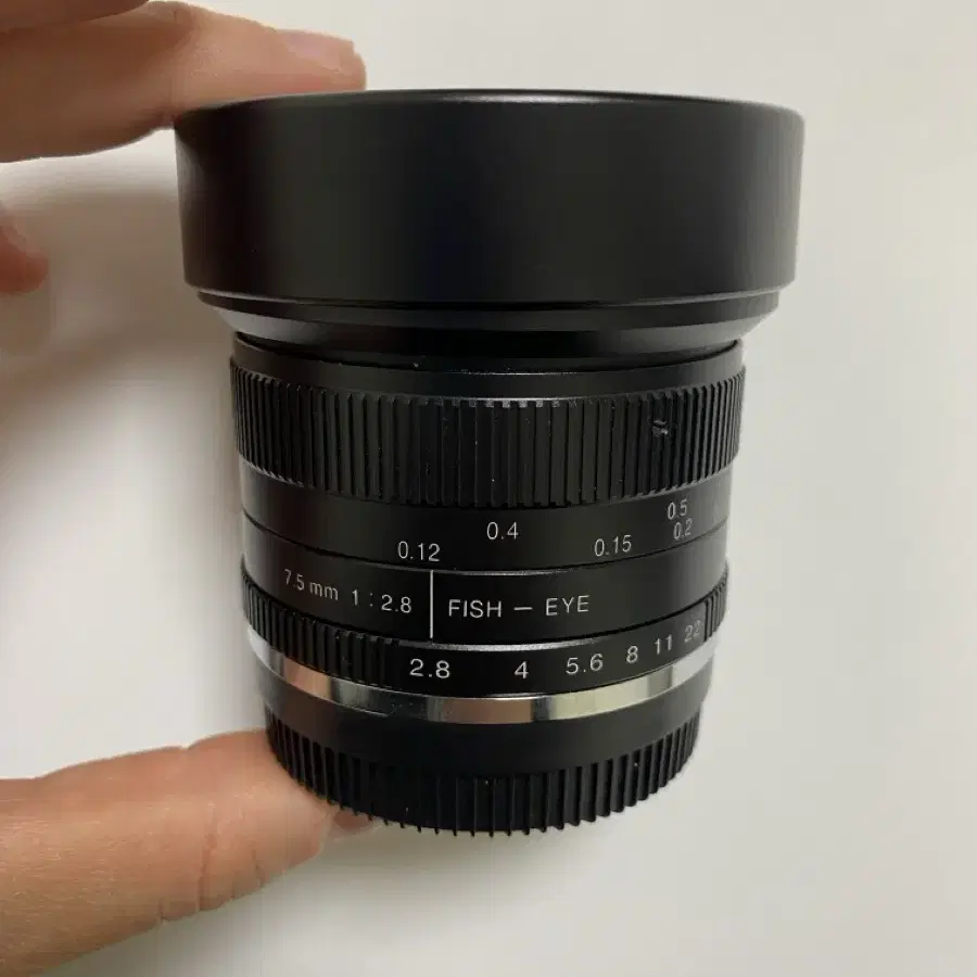 후지 7artisans 7장인 7.5mm f2.8 어안렌즈