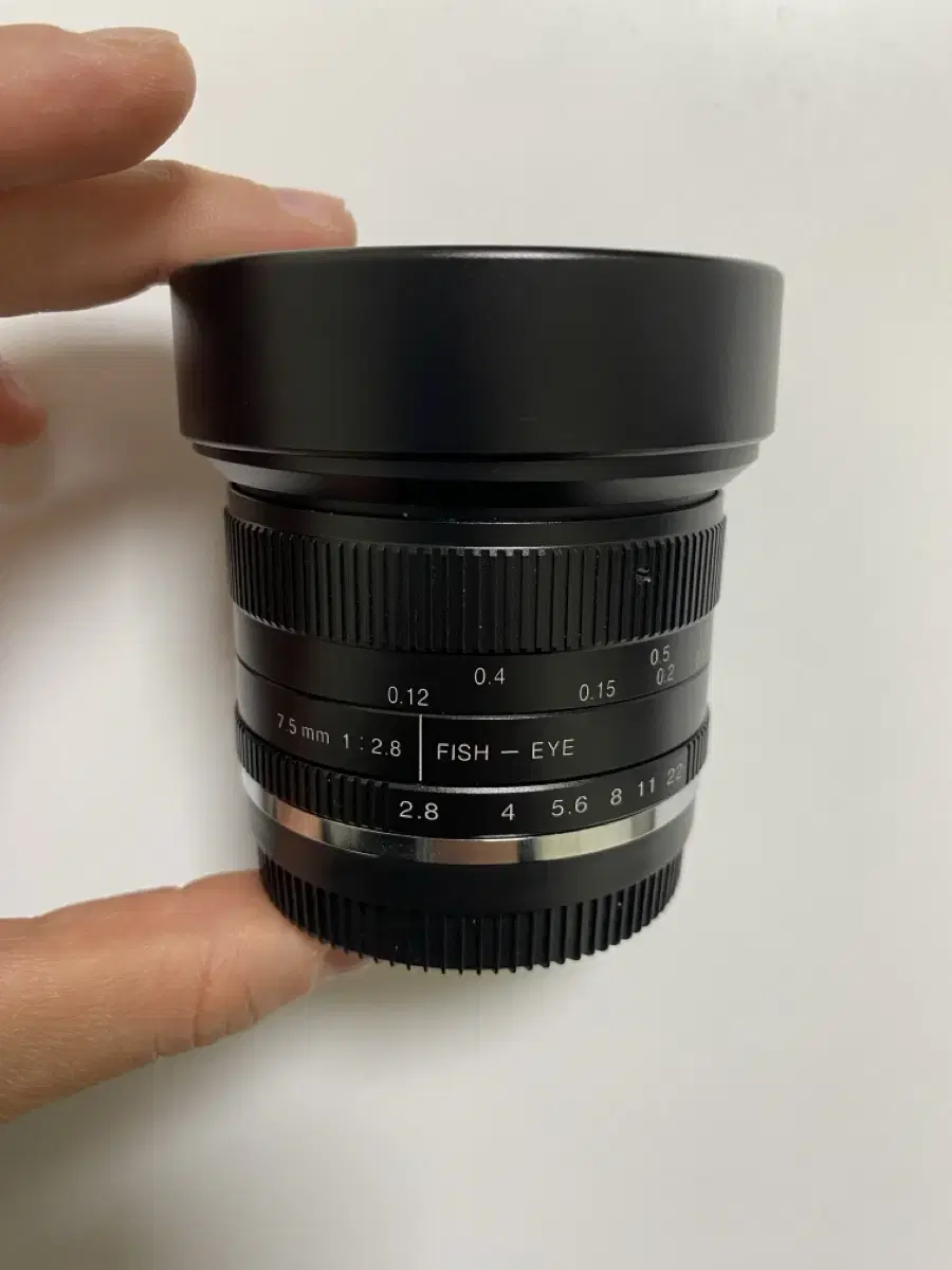 후지 7artisans 7장인 7.5mm f2.8 어안렌즈