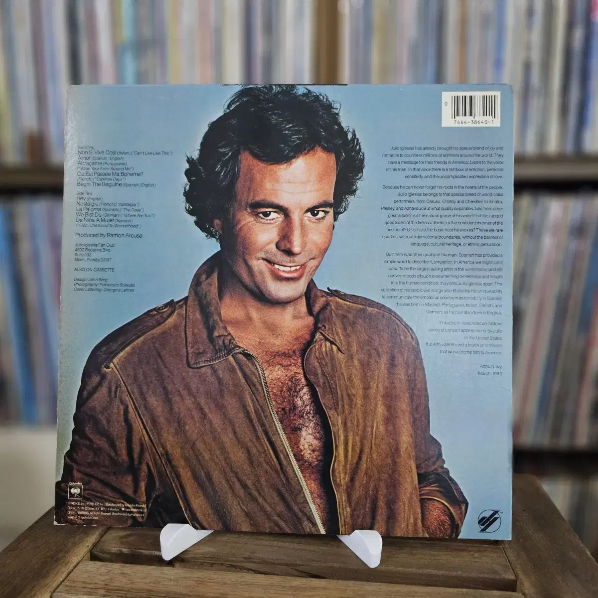 (기스, 미국반, 훌리오 이글레시아스) Julio Iglesias LP