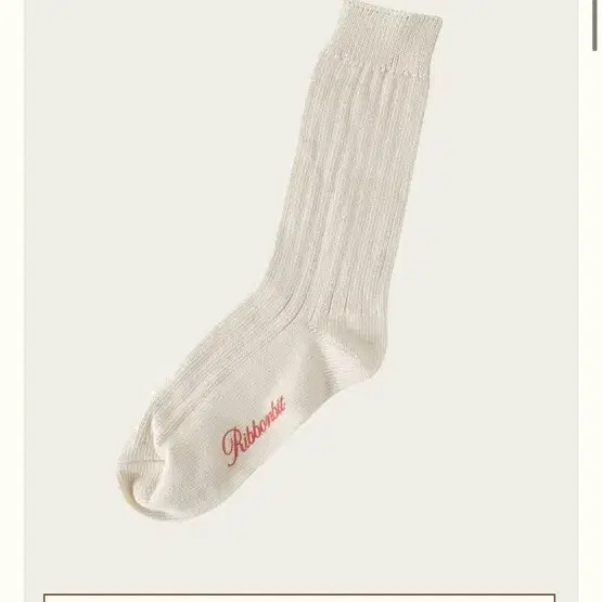 ribbonbit 양말 Ever Socks - Ivory