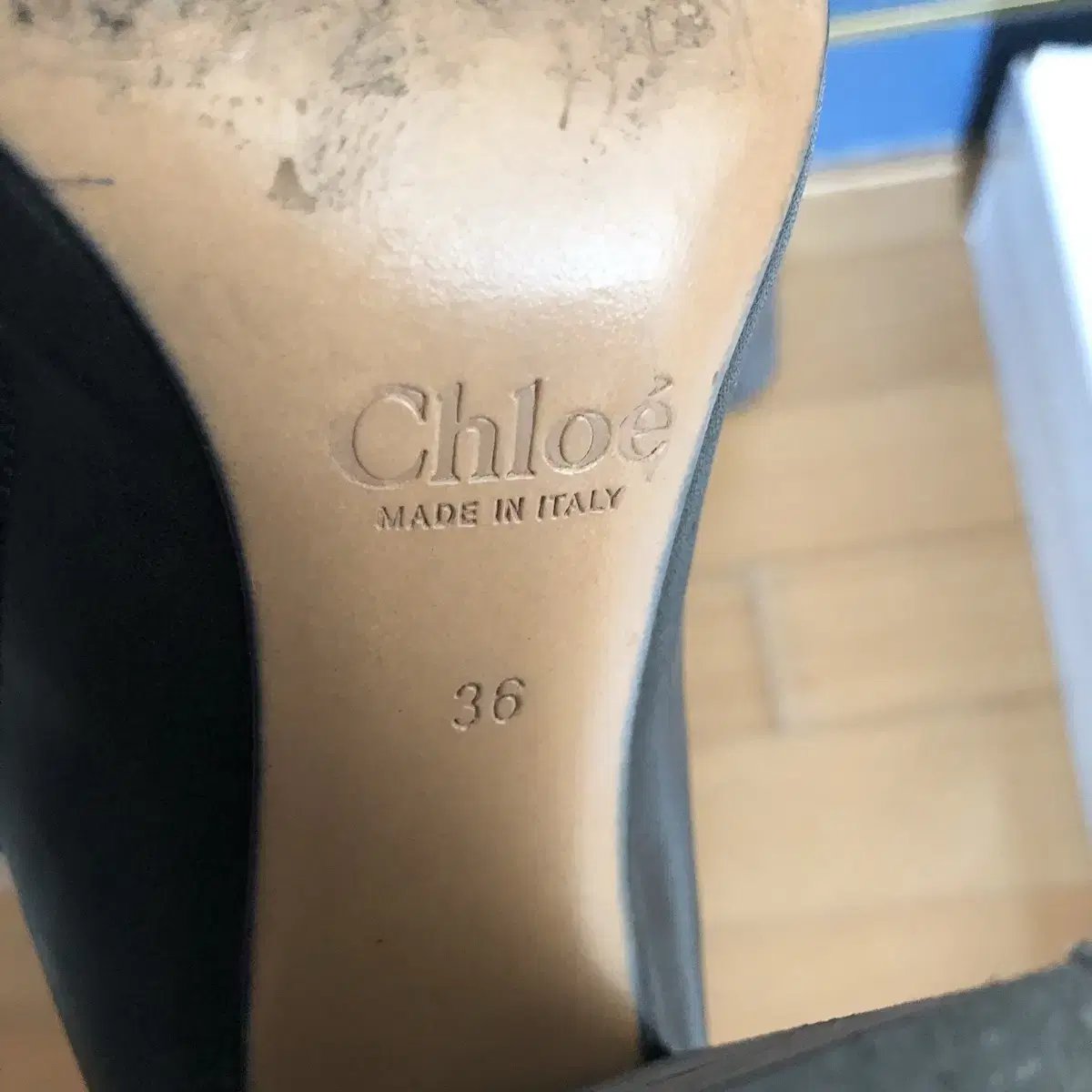 chloe 끌로에 롱부츠 블랙 36