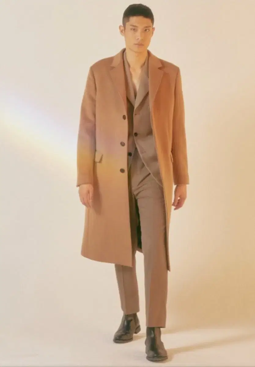 (L-mid) FW20FW Toni Wek Cashmere Crudo Cut Coat