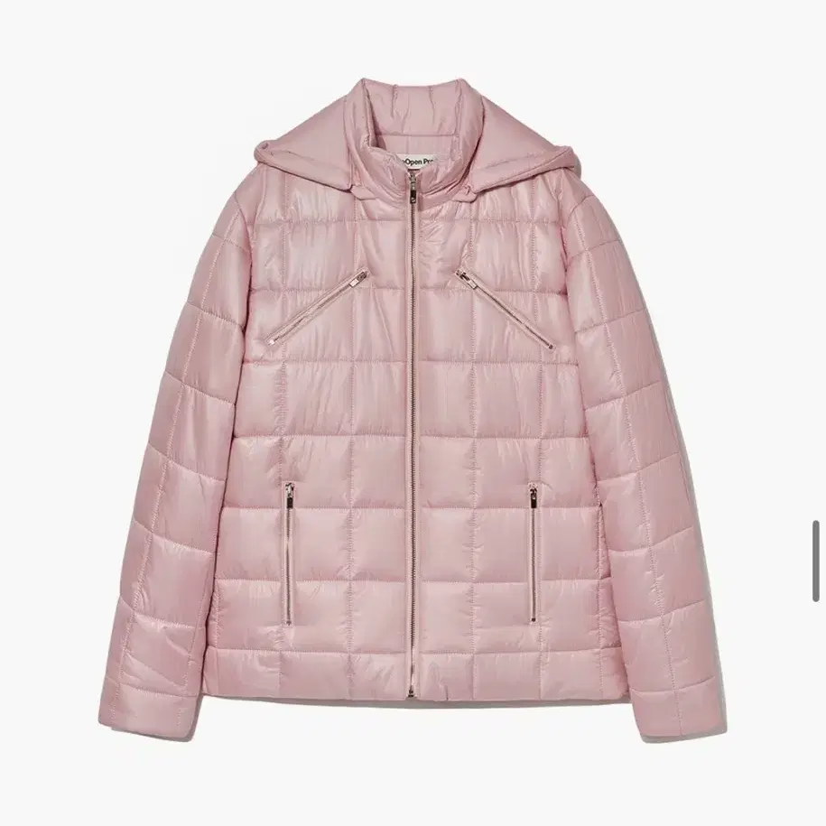 오픈와이와이 Quilted zip pocket hooded jacket