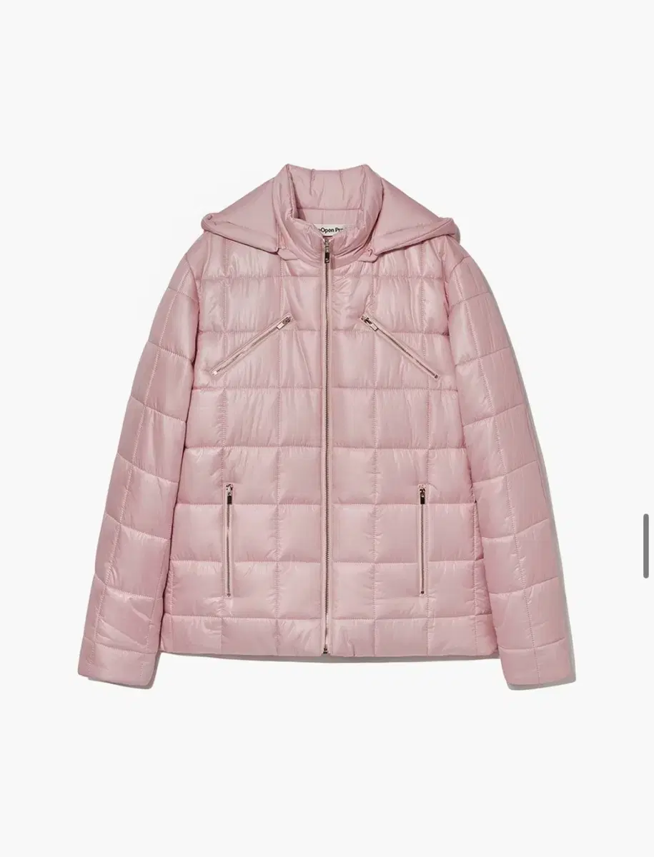 오픈와이와이 Quilted zip pocket hooded jacket