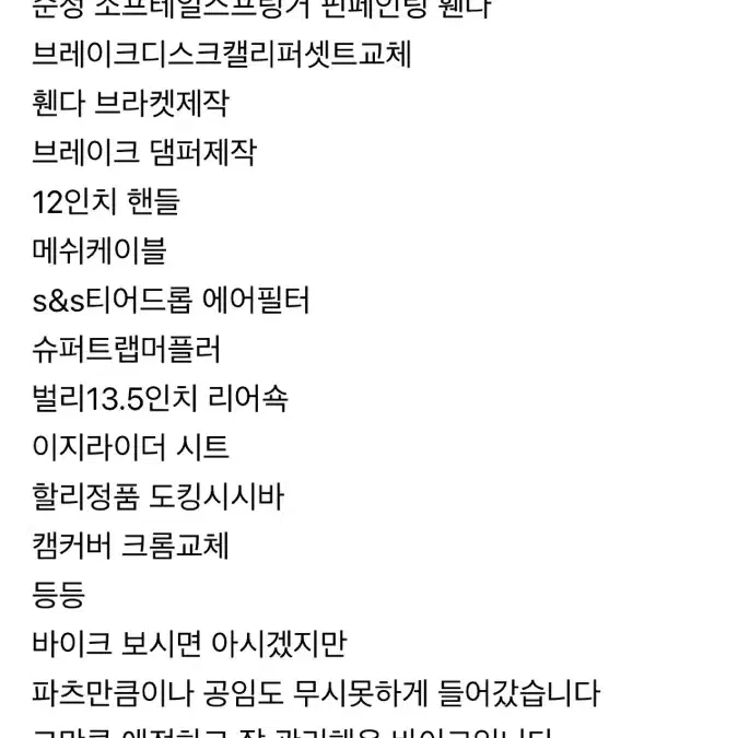 할리데이비슨 다이나 팻밥 스프링거커스텀