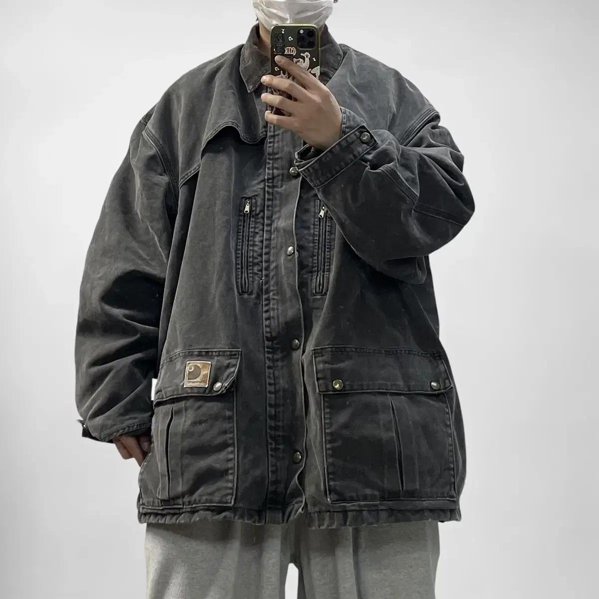 칼하트 carhartt USA C100nx 유니온 초어 봄버 자켓