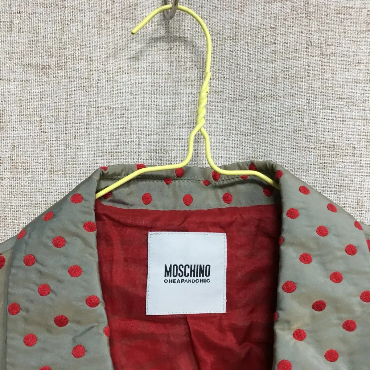 MOSCHINO 모스키노 벨트 자켓 44