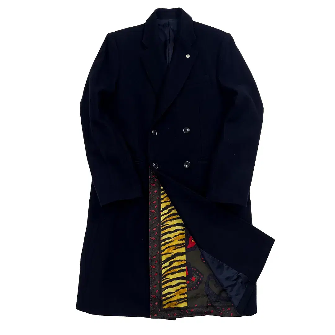 TOGA VIRILIS NAVY WOOL COAT