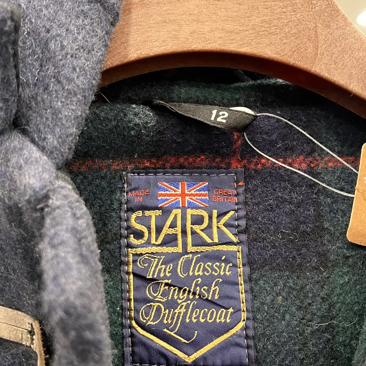 Srark 빈티지 울 더플 코트 (made in England)