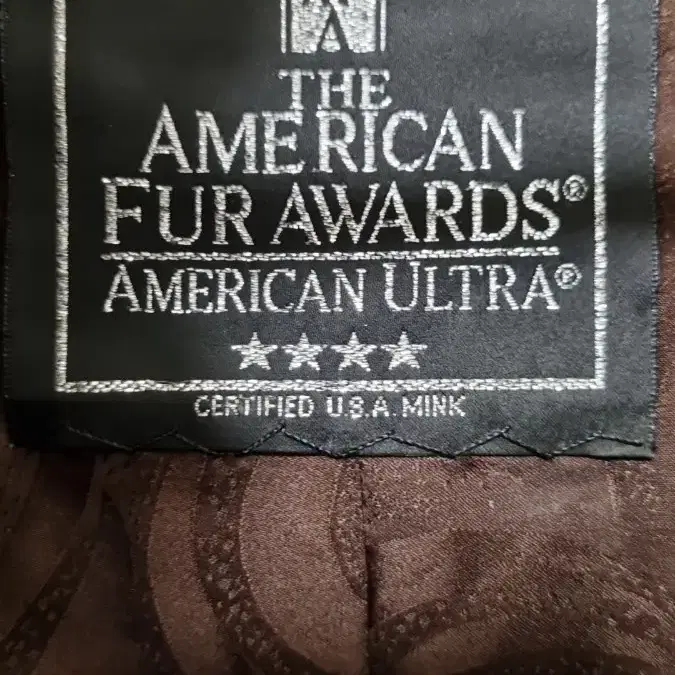 THE AMERICAN FUR AWARDS 미국 최고등급   통밍크 별오