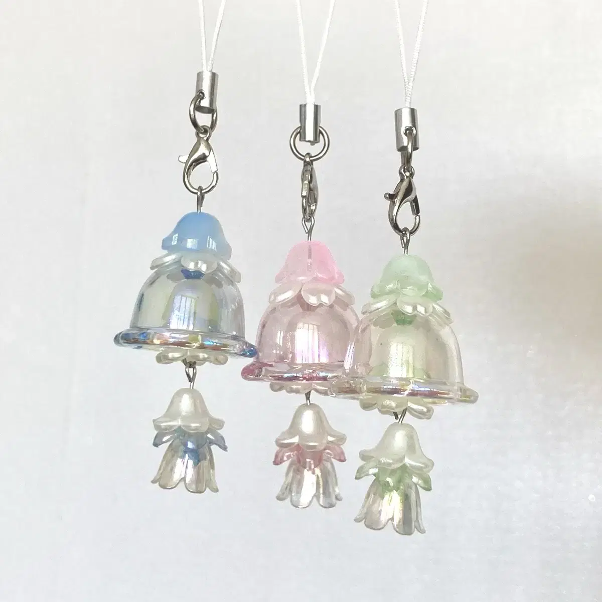 Jellyfish Bead Keyring