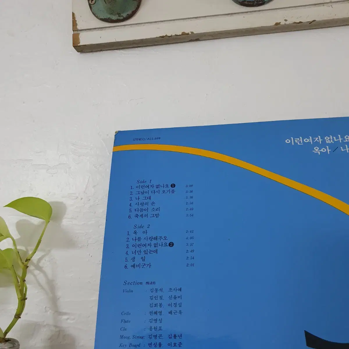 가람과 뫼 LP  1982   다듬이소리  생일