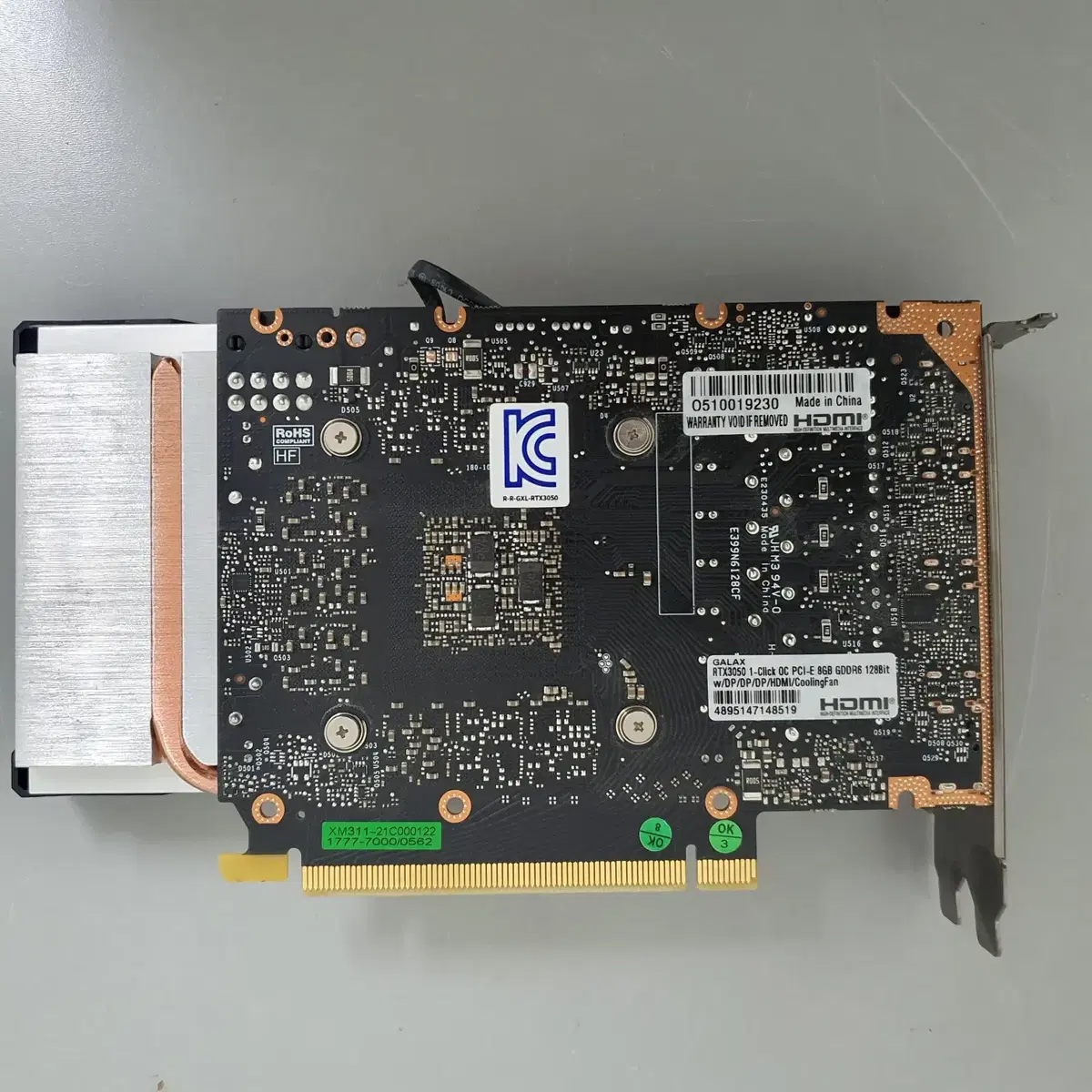 [무료배송] 중고 갤럭시 RTX 3050 그래픽카드 8GB