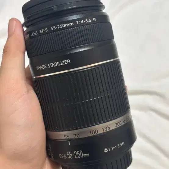 캐논 ef-s  55- 250 렌즈