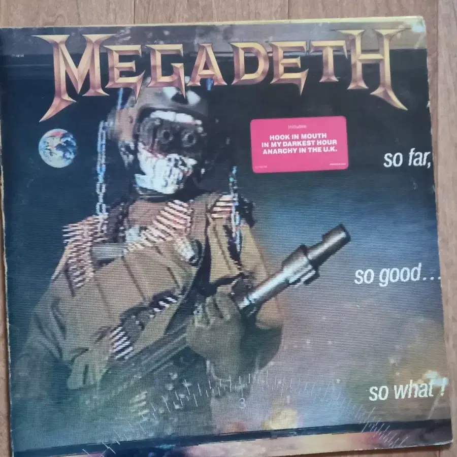 Megadeth lp 메가데스 엘피 준라이센스