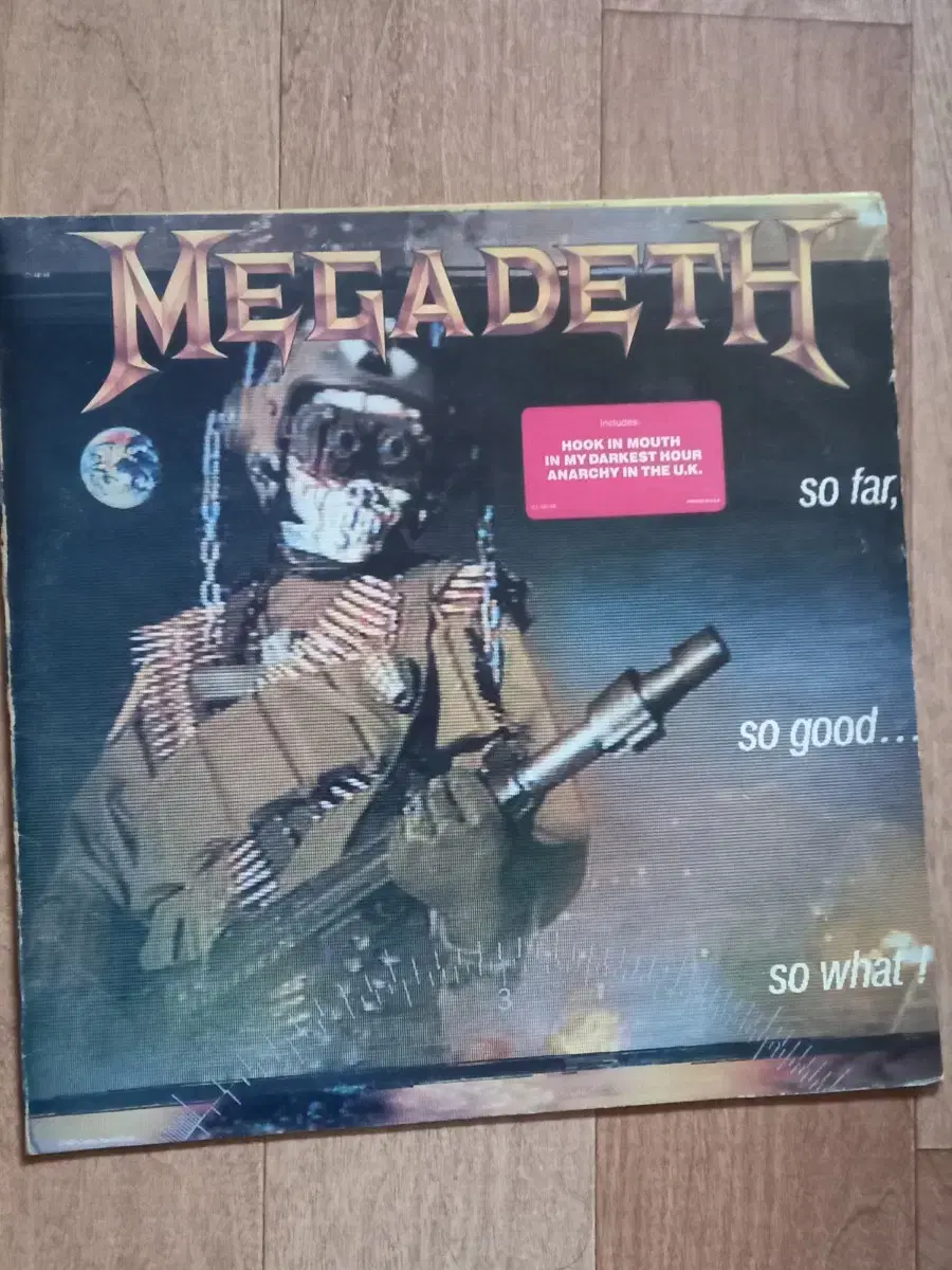 Megadeth lp 메가데스 엘피 준라이센스