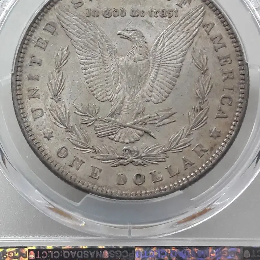 1881년 미국 모건 1달러 PCGS AU55 준미사용 은화