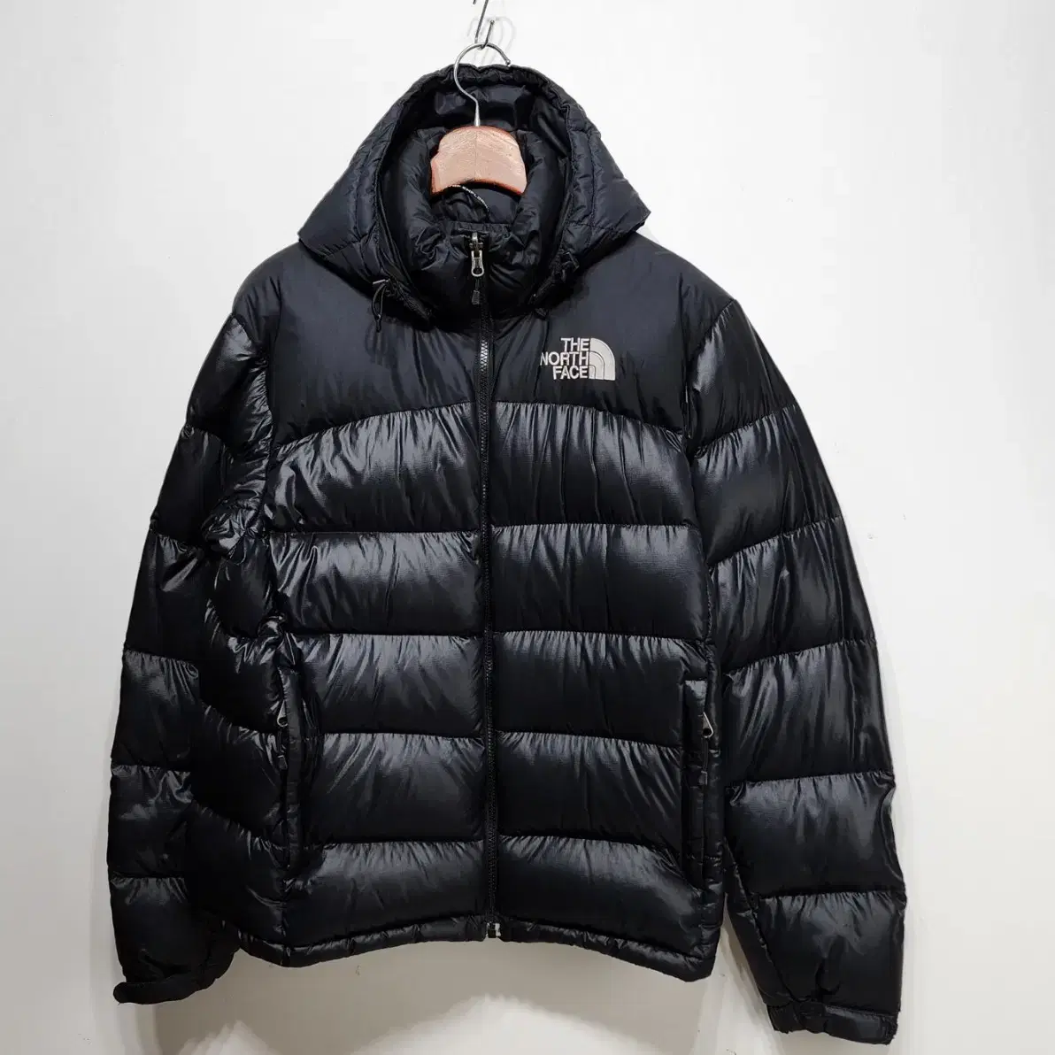 노스페이스 THE NORTH FACE700눕시후드패딩점퍼자켓 블랙 S