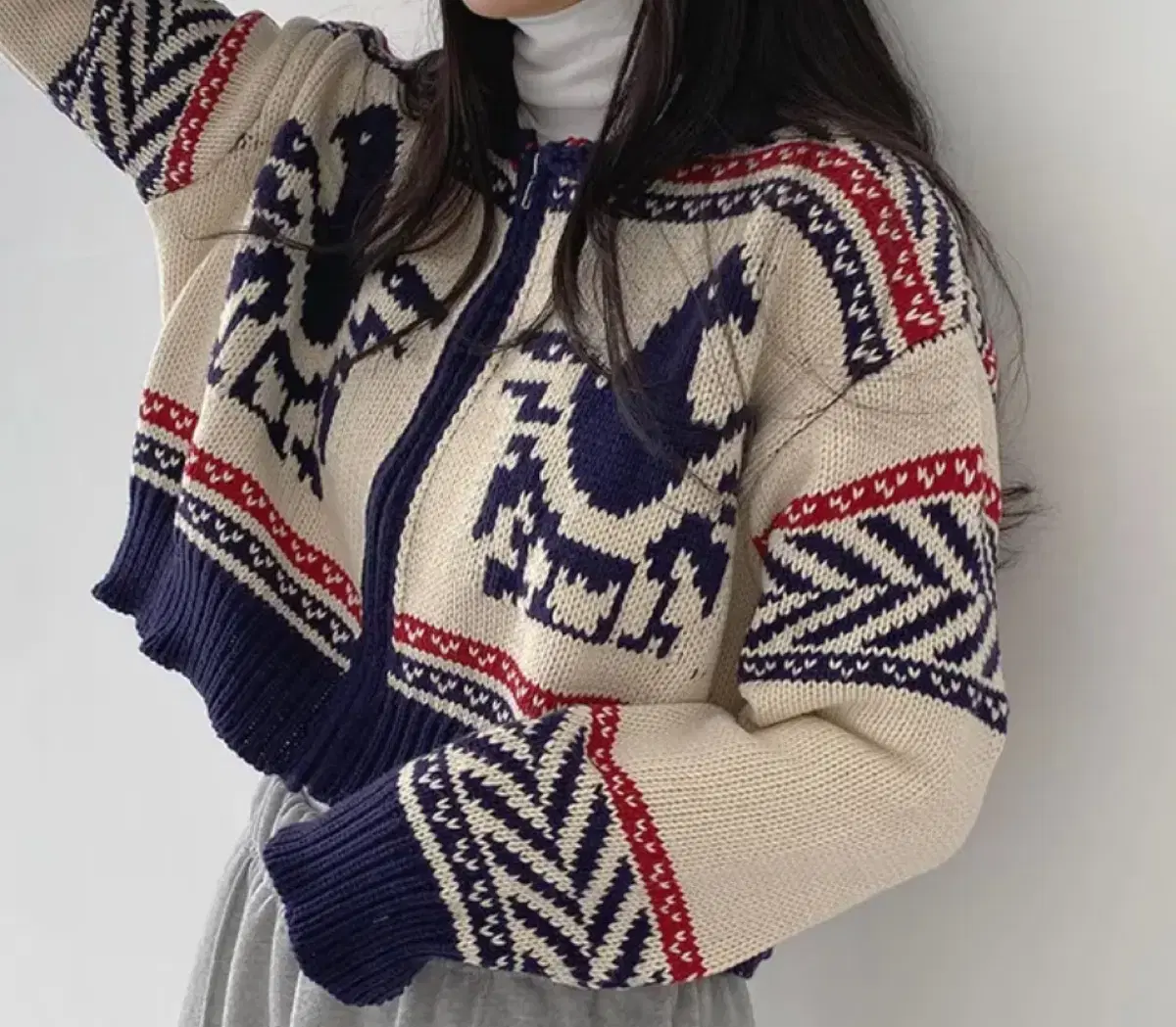 Rudolph Knit Zip Up