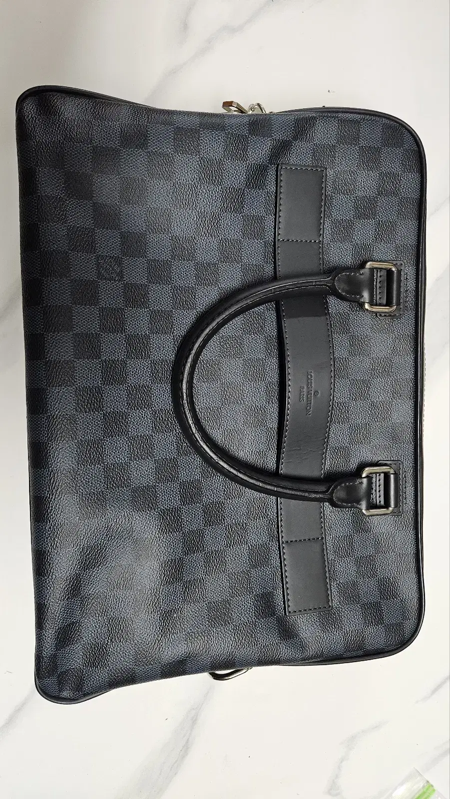 Louis Vuitton N41347Damier Cobalt Canvas Port Document Business