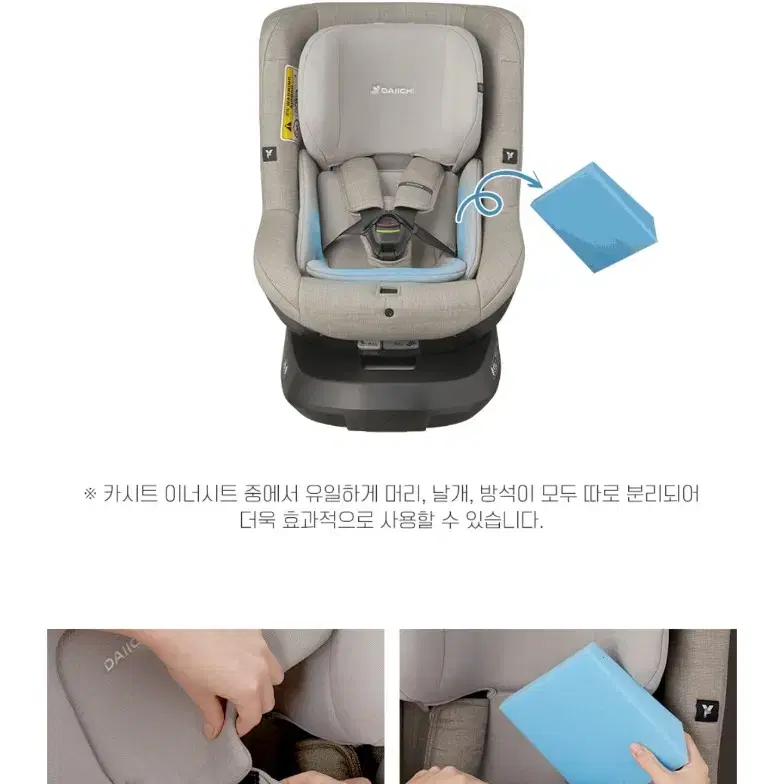 다이치 원픽스 360 리우 ISOFIX+선바이저 풀구성품 상태좋음