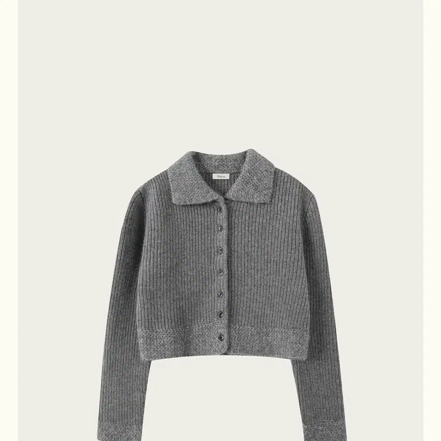 리본빛 Kenny Knit Cardigan - Gray