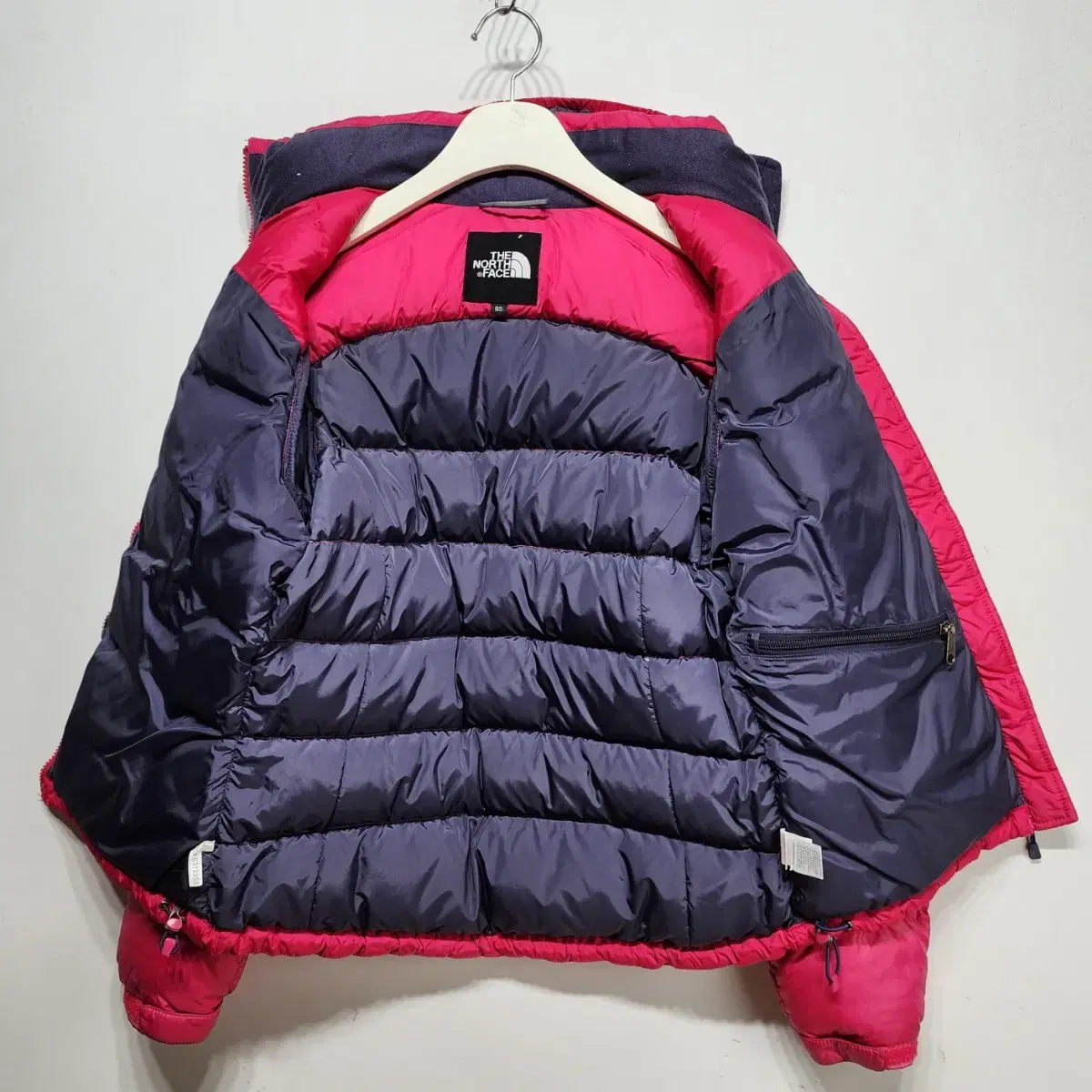 노스페이스 THE NORTH FACE 700눕시 후드패딩점퍼자켓 우먼스M