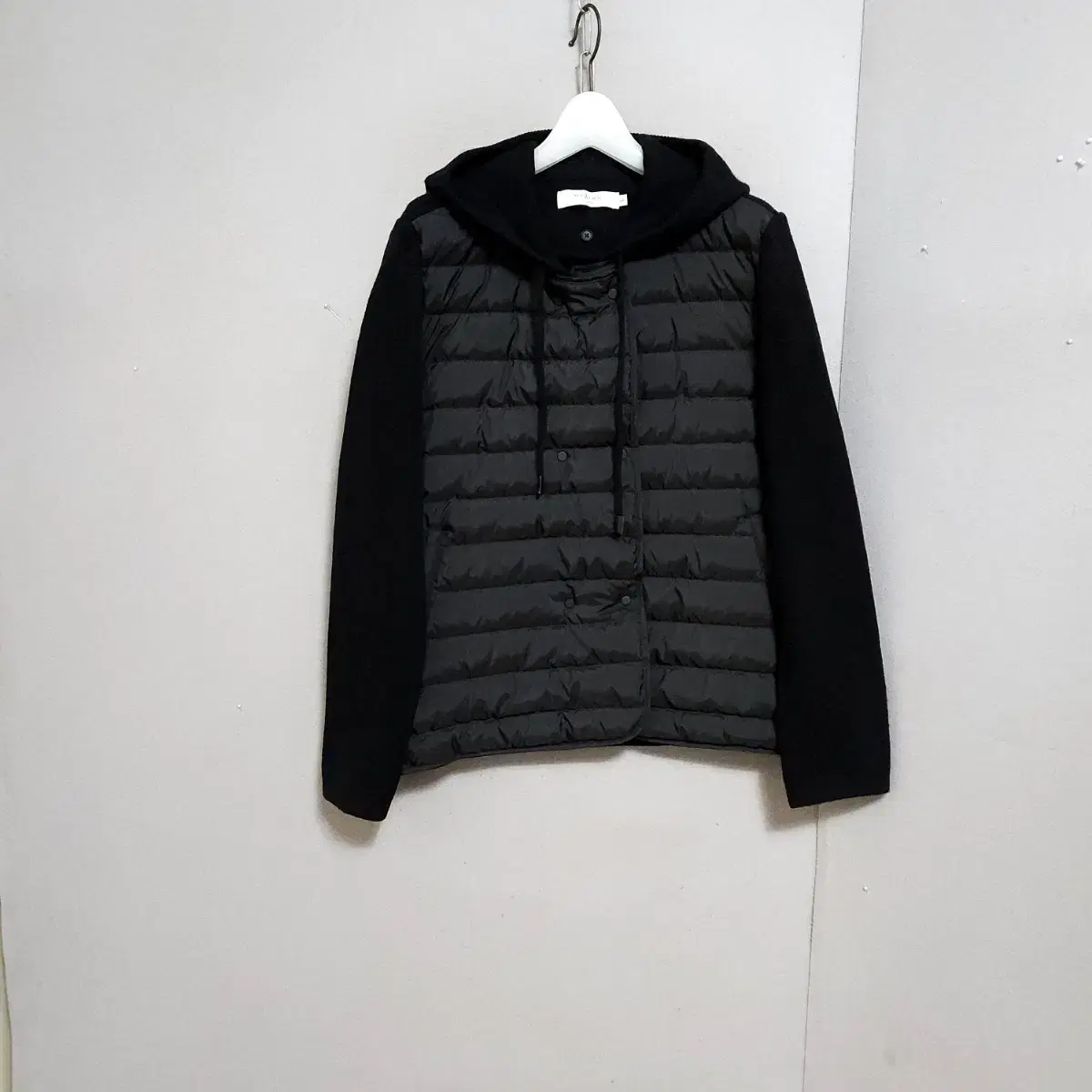 SO WOOL 니트배색 거위털 패딩 점퍼 66  n1457    애슐리상