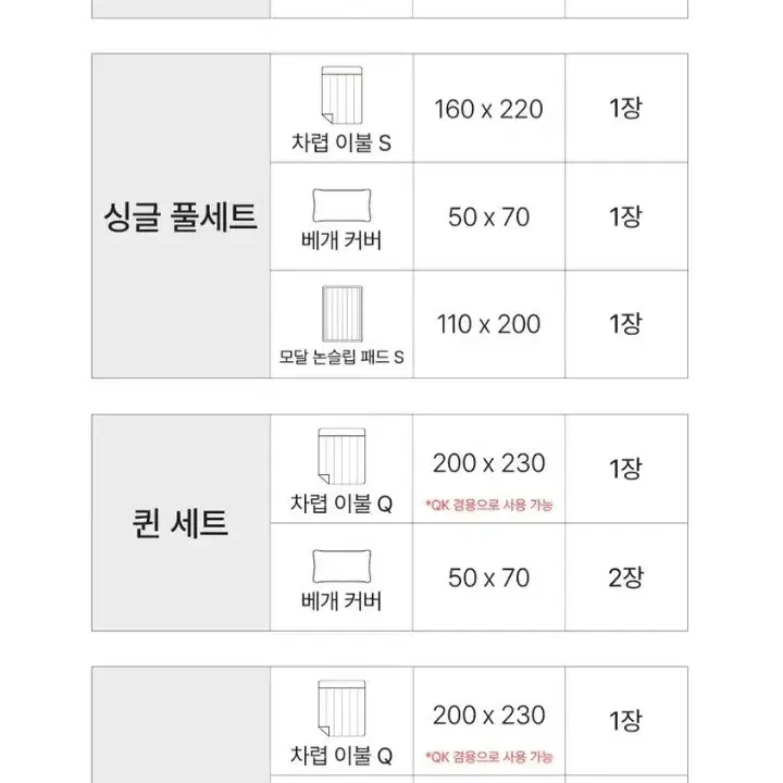 침대패드 싱글풀세트.이불s+베개커버1p+패드s최저329000