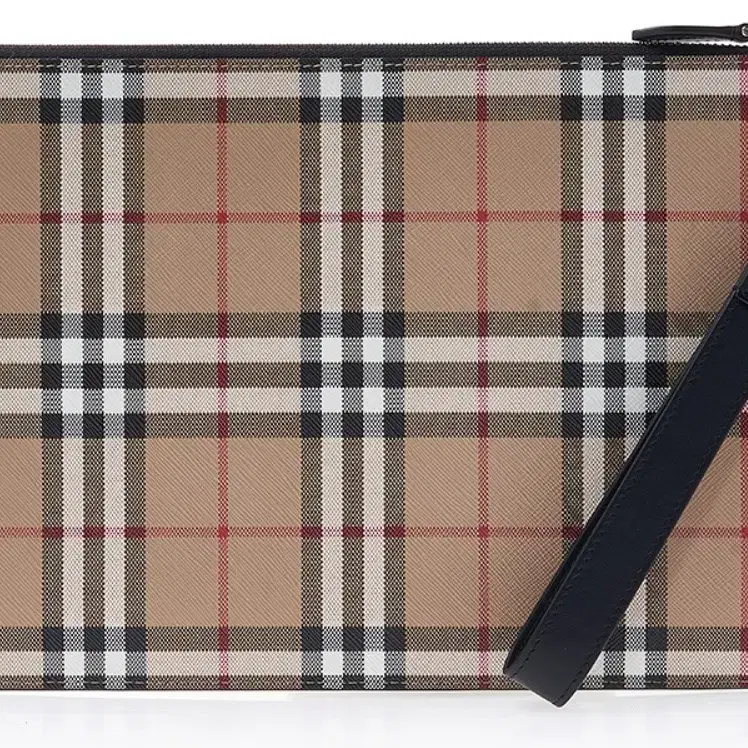 Burberry  파우치 Vintage Check Edin E-Canva